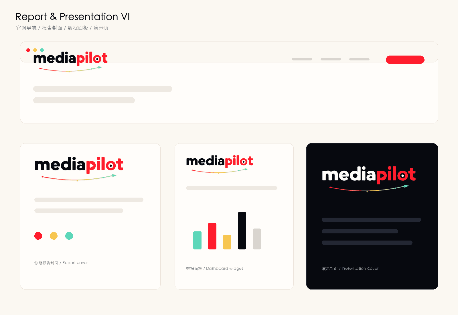 mediapilot 数字端与报告视觉物料